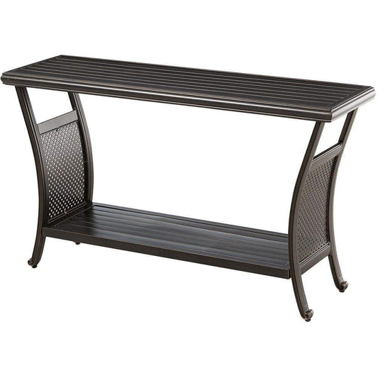 Hanover Outdoor Table Hanover Traditions 50-in. Slat-top Outdoor Console Table