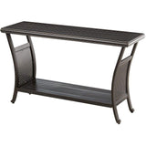 Hanover Outdoor Table Hanover Traditions 50-in. Slat-top Outdoor Console Table