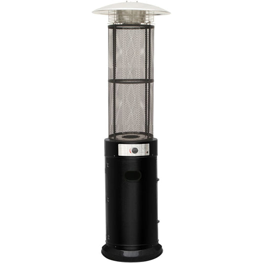 Hanover Patio Heaters Hanover - Cylinder Flame Glass Patio Heater, 6", Propane, 34,000 BTU