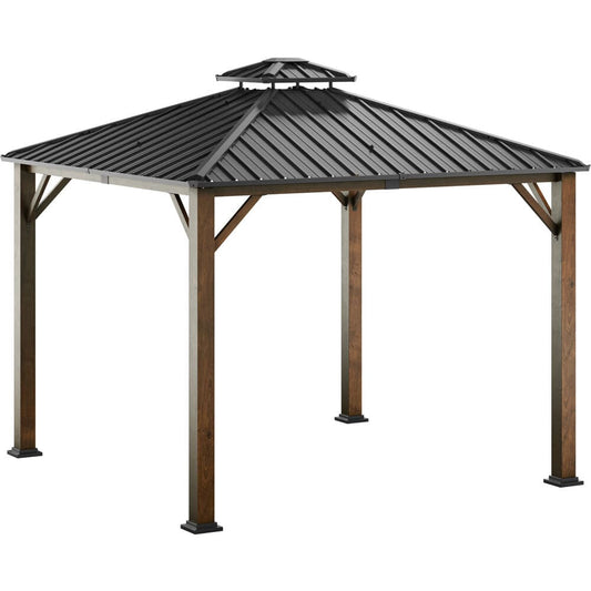 Hanover Pergolas & Gazeebos Hanover - Highland 9.8'x9.8'x9.5' Hard Top Gazebo