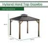Hanover Pergolas & Gazeebos Hanover - Highland 9.8'x9.8'x9.5' Hard Top Gazebo