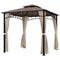 Hanover Pergolas & Gazeebos Hanover - Orianna 8'x8'8 Steel Soft Top Gazebo