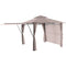 Hanover Pergolas & Gazeebos Hanover - Sahara 9.8'x9.8' Steel Soft Top Gazebo with Pop Out