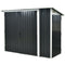 Hanover Sheds & Storage Hanover - Galvanized Steel Muli-Usep Shed,2 Front Doors,Side Sgl Door,3.6'x8'x5.75