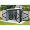 Hanover Sheds & Storage Hanover - Galvanized Steel Muli-Usep Shed,2 Front Doors,Side Sgl Door,3.6'x8'x5.75