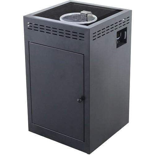 Hanover Square Fire Pit Tables Hanover Naples 40,000 BTU Column Fire Pit with Glass Burner Enclosure