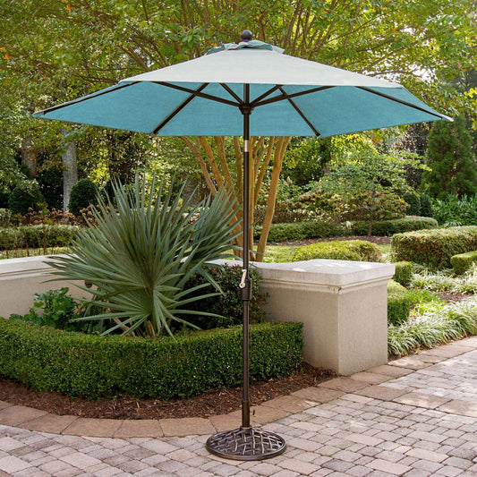 Hanover Table Umbrellas Hanover Traditions 11 Ft. Table Umbrella in Blue | TRADUMB-11-B