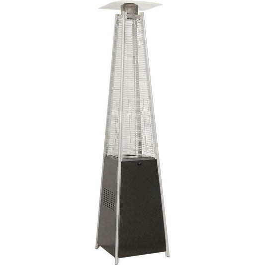 Hanover Tower Patio Heater Hanover 7-Ft. 42,000 BTU Pyramid Propane Patio Heater in Black, HAN101BLK