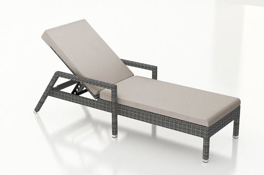Harmonia Living Chaise Lounge Cast Silver Harmonia Living - District Reclining Chaise Lounge | HL-DIS-TS-RCL