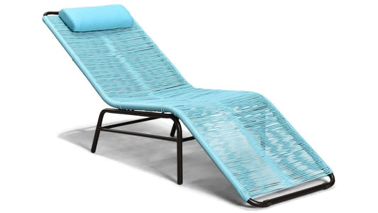 Harmonia Living Chaise Lounge Harmonia Living - Acapulco 6 Piece Chaise Lounge Set - Table and Four Chaise Lounges | HL-ACA-6CLS