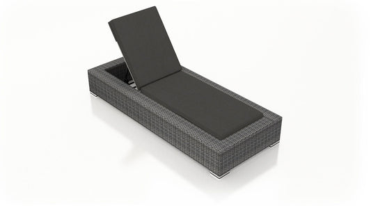 Harmonia Living Chaise Lounge Canvas Charcoal Harmonia Living - District Armless Chaise Lounge | HL-DIS-TS-L