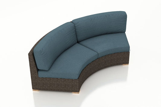 Harmonia Living Conversation Set Cast Lagoon Harmonia Living - Arden Curved Loveseat | HL-ARD-CH-CLS