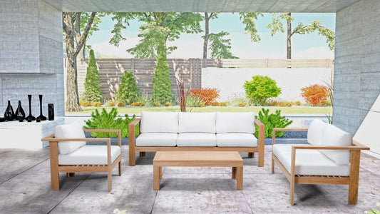 Harmonia Living Conversation Set Harmonia Living - Ando 4 Piece Sofa Set