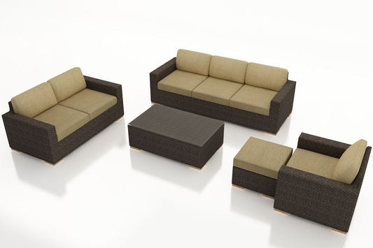 Harmonia Living Conversation Set Harmonia Living - Arden 5 Piece Sofa Set