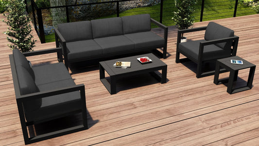 Harmonia Living Conversation Set Harmonia Living - Avion 5 Piece Sofa Set