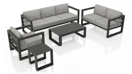 Harmonia Living Conversation Set Harmonia Living - Avion 5 Piece Sofa Set | HL-AVN-SL-5SS