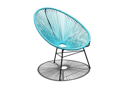 Harmonia Living Outdoor Acapulco Chairs Glacier Blue/Black Harmonia Living - Acapulco Lounge Chair