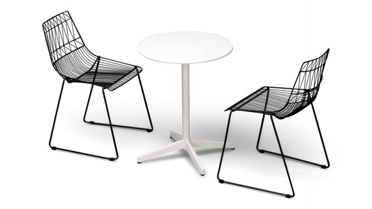 Harmonia Living Outdoor Bistro Set Harmonia Living - Ace 3 Piece Dining Set - Table and Two Dining Chairs | HL-ACE-3DS-BETMW