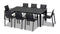 Harmonia Living Outdoor Dining Set Black/Black Harmonia Living - Lift 9 Piece Dining Set - Black/Black