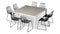 Harmonia Living Outdoor Dining Set Harmonia Living - Ace 9 Piece Square Dining Set - Table and Eight Dining Set | HL-ACE-9SDS-STAWT