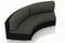 Harmonia Living Outdoor Furniture Canvas Charcoal Harmonia Living - Urbana Curved Loveseat