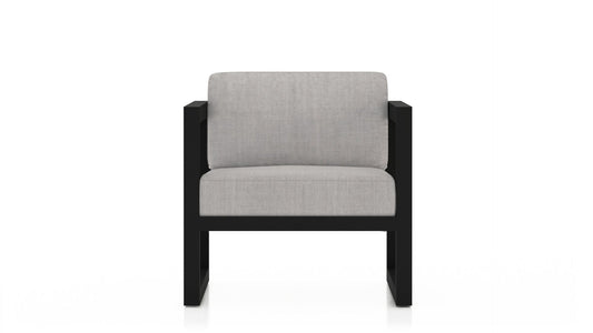 Harmonia Living Outdoor Furniture Cast Silver Harmonia Living - Avion Club Chair - Black | HL-AVN-BK-CC