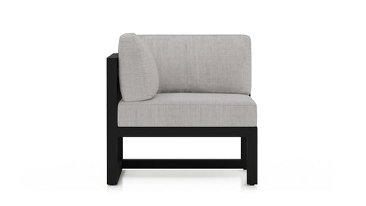 Harmonia Living Outdoor Furniture Cast Silver Harmonia Living - Avion Corner Section - Black | HL-AVN-BK-CS