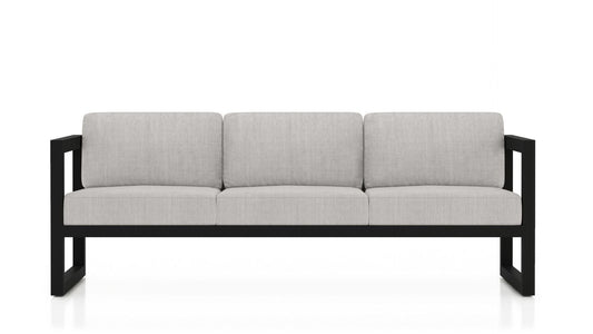 Harmonia Living Outdoor Furniture Cast Silver Harmonia Living - Avion Sofa - Black | HL-AVN-BK-S
