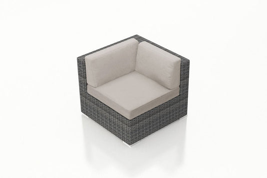 Harmonia Living Outdoor Furniture Cast Silver Harmonia Living - District Corner Section | HL-DIS-TS-CS