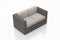Harmonia Living Outdoor Furniture Cast Silver Harmonia Living - District Loveseat | HL-DIS-TS-LS