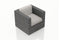 Harmonia Living Outdoor Furniture Cast Silver Harmonia Living - District Swivel Glider | HL-DIS-TS-SG