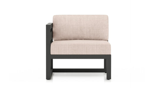 Harmonia Living Outdoor Furniture Harmonia Living - Avion Left Arm Section - Slate | HL-AVN-SL-LAS