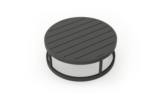 Harmonia Living Outdoor Furniture Harmonia Living - Avion Round Coffee Table - Slate