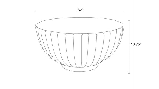 Harmonia Living Outdoor Furniture Harmonia Living - Current Round Coffee Table