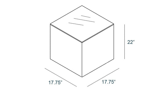 Harmonia Living Outdoor Furniture Harmonia Living - Mason End Table - Natural