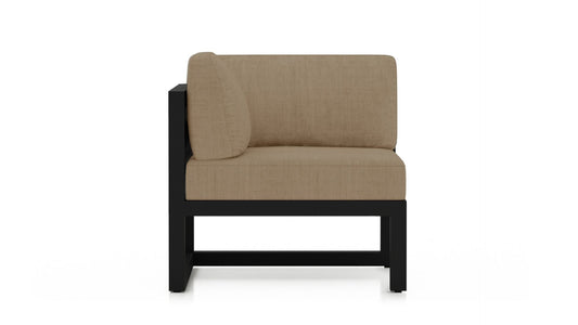Harmonia Living Outdoor Furniture Heather Beige Harmonia Living - Avion Corner Section - Black | HL-AVN-BK-CS