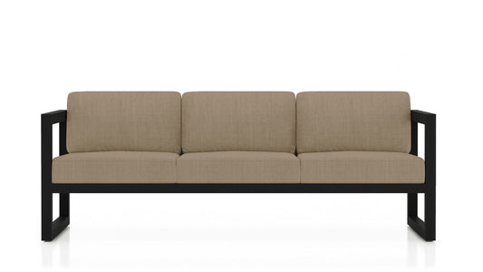 Harmonia Living Outdoor Furniture Heather Beige Harmonia Living - Avion Sofa - Black | HL-AVN-BK-S