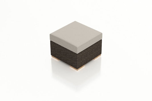 Harmonia Living Outdoor Ottoman Cast Silver Harmonia Living - Arden Ottoman | HL-ARD-CH-OT