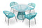 Harmonia Living Outdoor Sets Glacier Blue Harmonia Living - Acapulco 5 Piece Dining Set - Glacier Blue