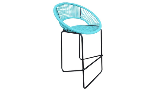 Harmonia Living Outdoor Sets Harmonia Living - Acapulco 5 Piece Bar Set - Glacier Blue