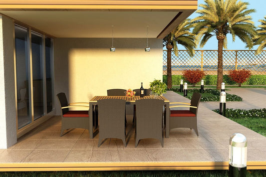 Harmonia Living Outdoor Sets Harmonia Living - Arbor 7 Piece Dining Set