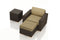 Harmonia Living Outdoor Sets Harmonia Living - Arden 3 Piece Club Chair Set