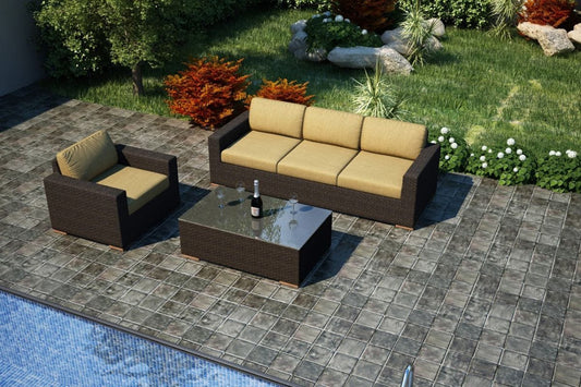 Harmonia Living Outdoor Sets Harmonia Living - Arden 3 Piece Sofa Set