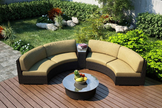 Harmonia Living Outdoor Sets Harmonia Living - Arden 4 Piece Eclipse Sectional Set