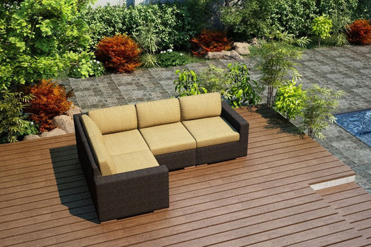 Harmonia Living Outdoor Sets Harmonia Living - Arden 4 Piece Sectional Set