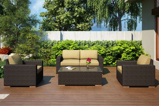 Harmonia Living Outdoor Sets Harmonia Living - Arden 4 Piece Sofa Set