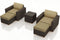 Harmonia Living Outdoor Sets Harmonia Living - Arden 5 Piece Club Chair Set