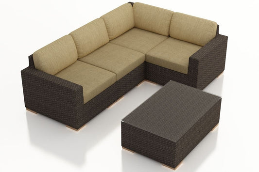 Harmonia Living Outdoor Sets Harmonia Living - Arden 5 Piece Sectional Set