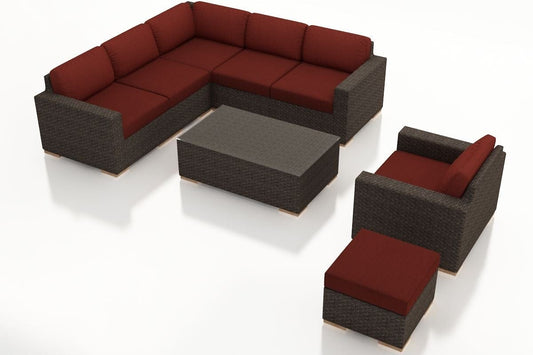 Harmonia Living Outdoor Sets Harmonia Living - Arden 8 Piece Sectional Set