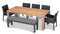 Harmonia Living Outdoor Sets Harmonia Living - Arden Teak 7 Piece Bench Dining Set